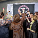  Caption: Everyone loves a pirate! Toasting Les Gens des Brigands...  /   Credits: Photo by Robin May